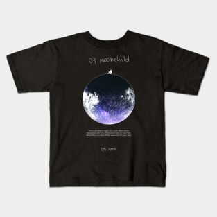 RM Mono. - Moonchild Dark Blue Kids T-Shirt